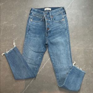 Madewell High Rise Blue Jeans